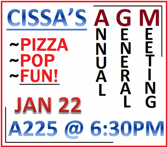 CISSA Annual General Meeting Poster