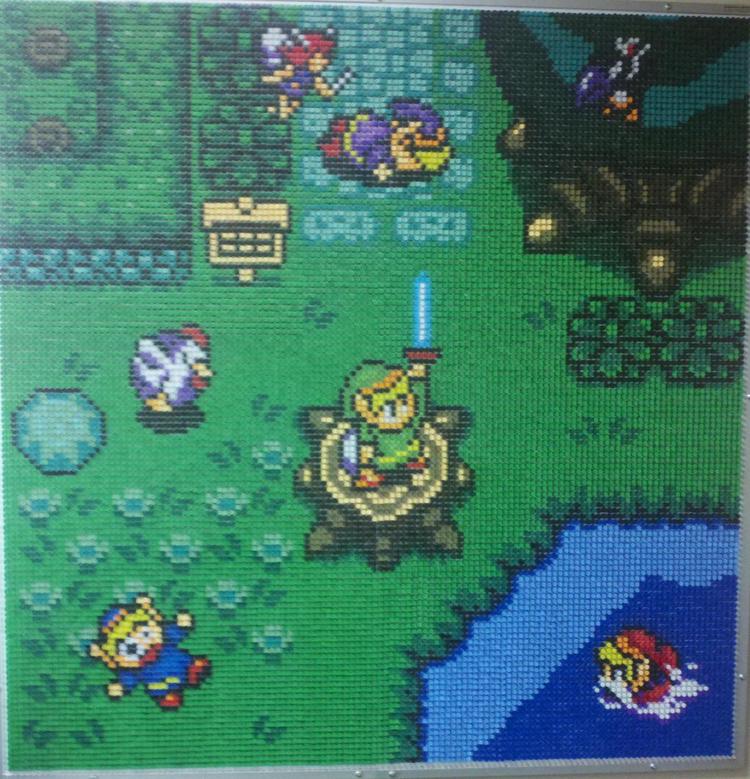 Zelda Push Pin Mural