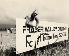 Fraser Valley College announcement