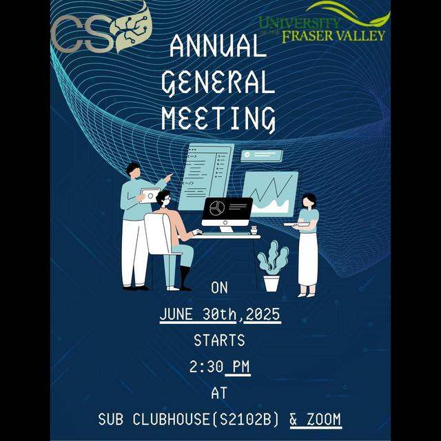 CSA Annual General Meeting Poster